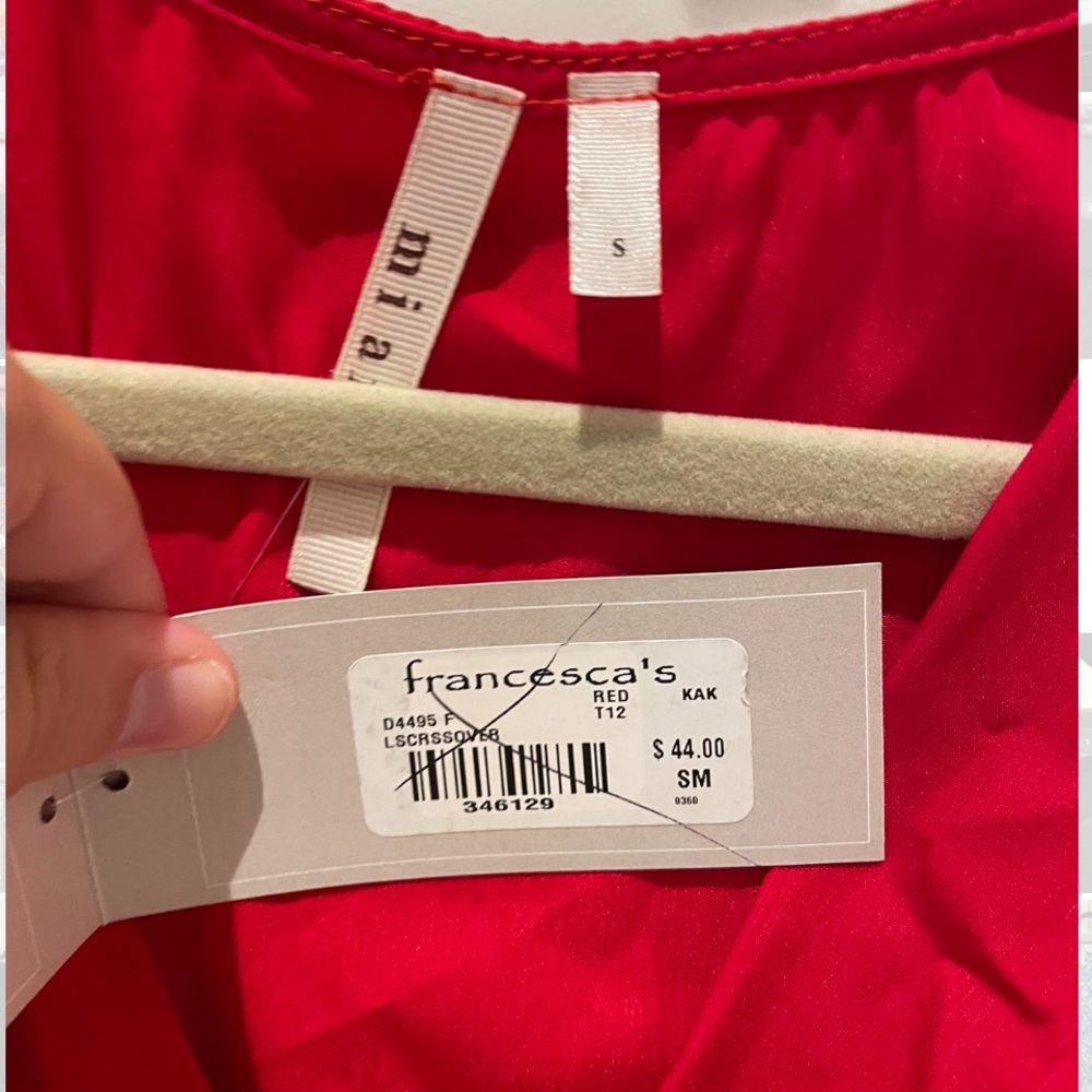 Francescas Red Dress NWT - Picture 2 of 4